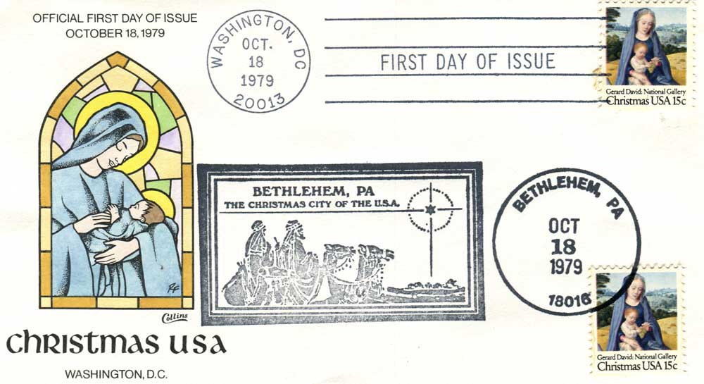 1522400 United States Covers Christmas (Scott 1799)