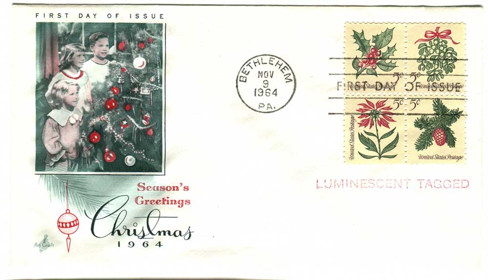 1521300 United States Covers Christmas (Scott 1254)