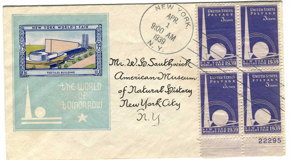 1518500 United States Covers Worlds Fair (Scott 853)