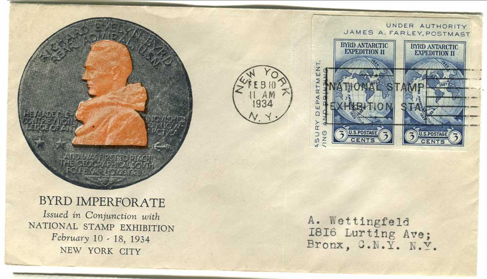 1517100 United States Covers Admiral Byrd (Scott 735a)