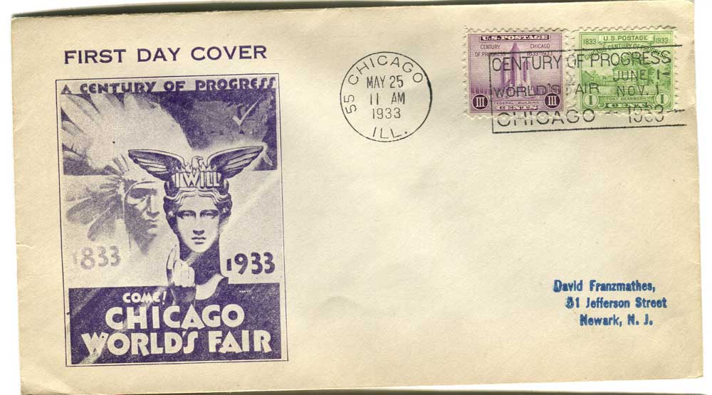 1516500 United States Covers Worlds Fair (Scott 728)