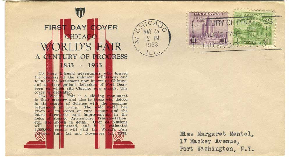 1516400 United States Covers Worlds Fair (Scott 728)