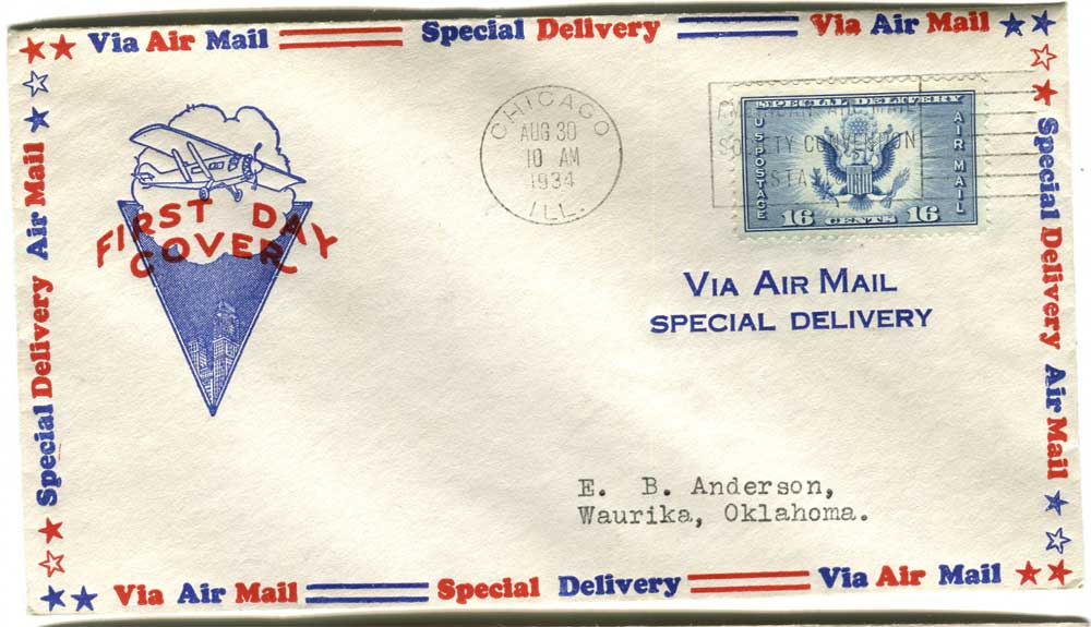 1511000 United States Covers Airmail (Scott C1)