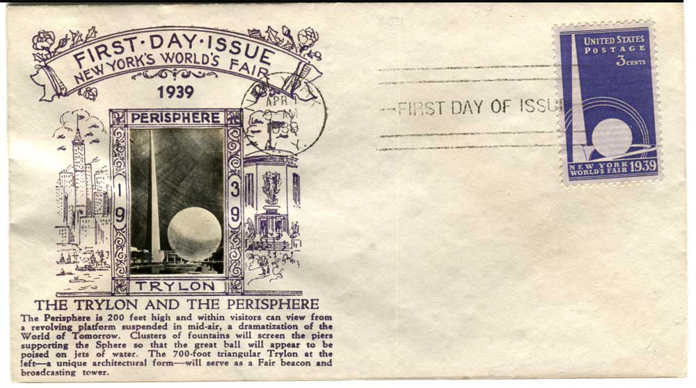 1519300 United States Covers Worlds Fair (Scott 853)