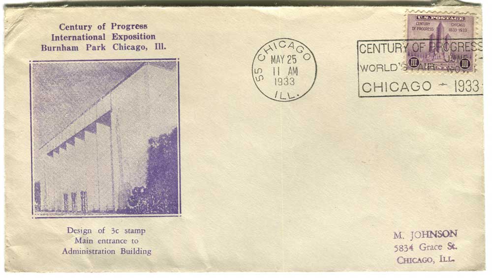 1516800 United States Covers Worlds Fair (Scott 729)