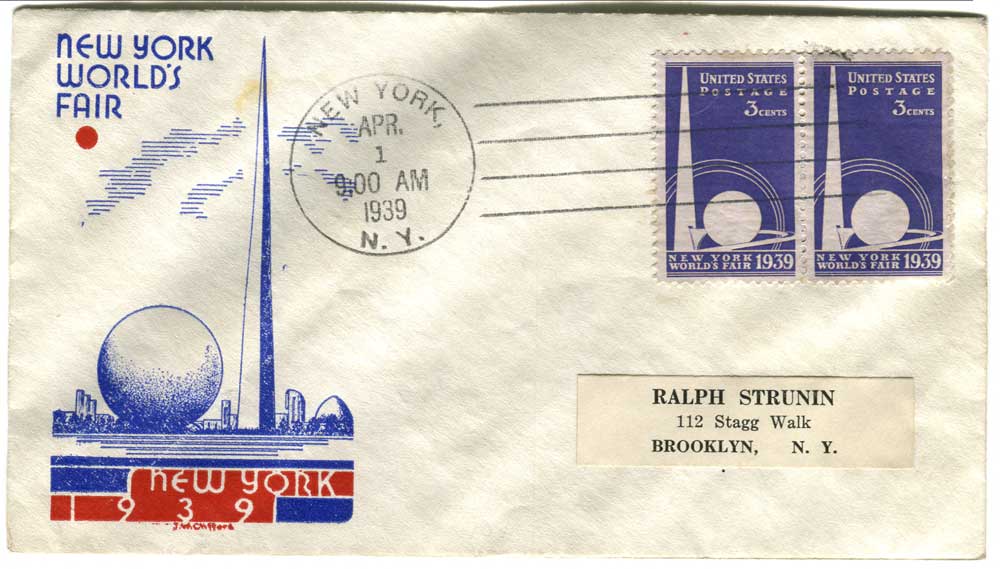 1519400 United States Covers Worlds Fair (Scott 853)