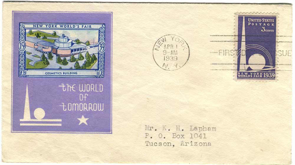 1518300 United States Covers Worlds Fair (Scott 853)