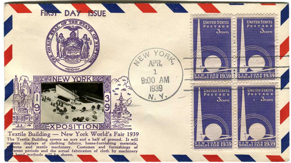 1519000 United States Covers Worlds Fair (Scott 853)
