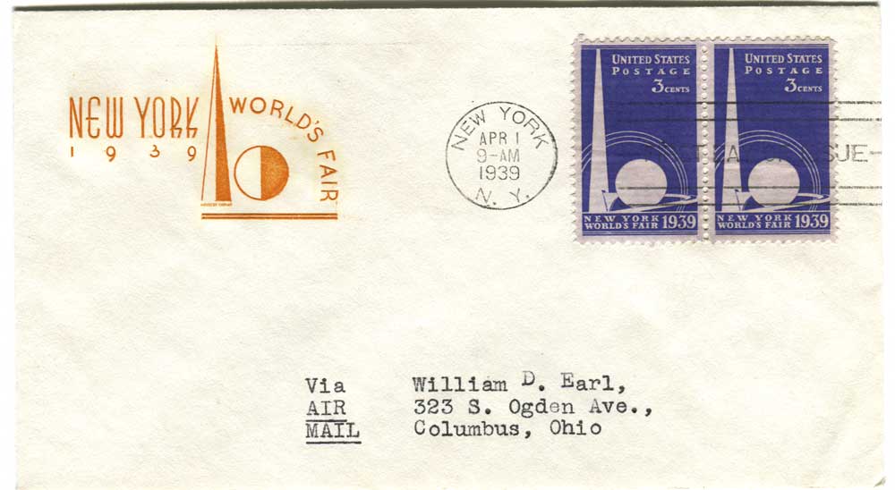 1519500 United States Covers Worlds Fair (Scott 853)