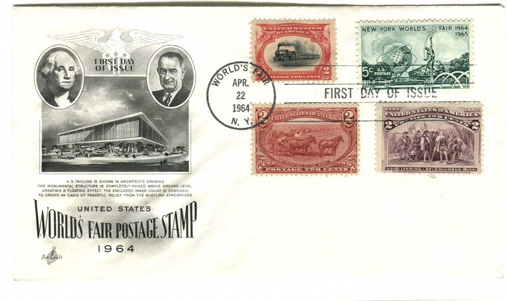 1521000 United States Covers Worlds Fair (Scott 1244)