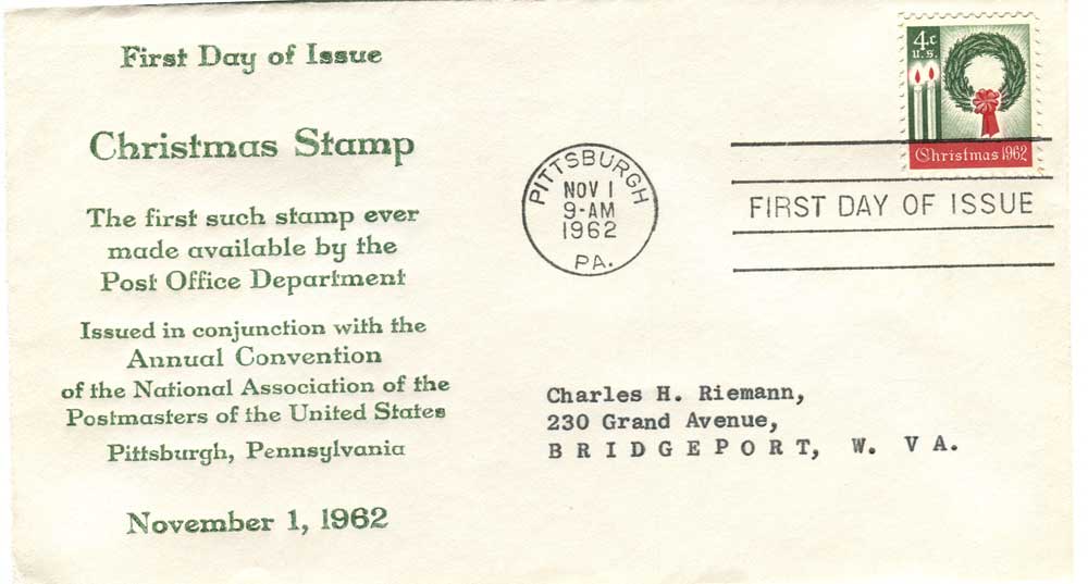 1520100 United States Covers Christmas (Scott 1205)