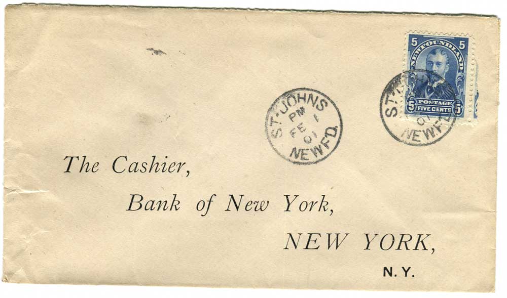 1524000 Canadian Covers Foreign Stamp (Scott 85)