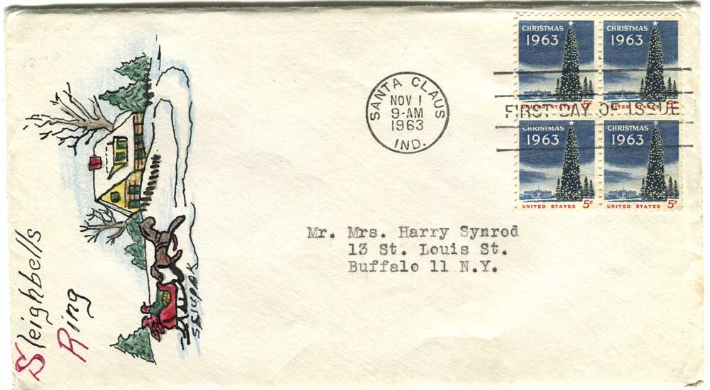 1520900 United States Covers Christmas (Scott 1240)