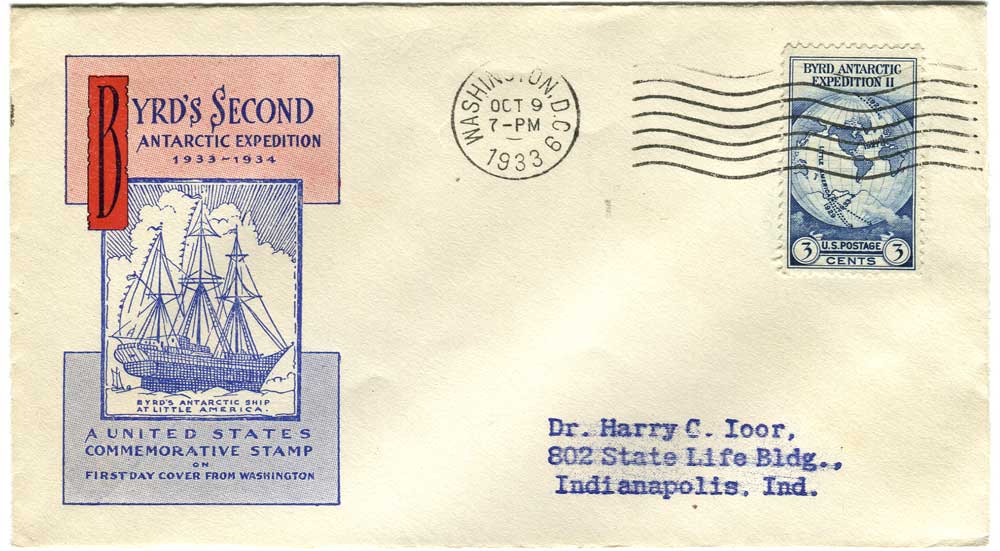 1517000 United States Covers Admiral Byrd (Scott 733)