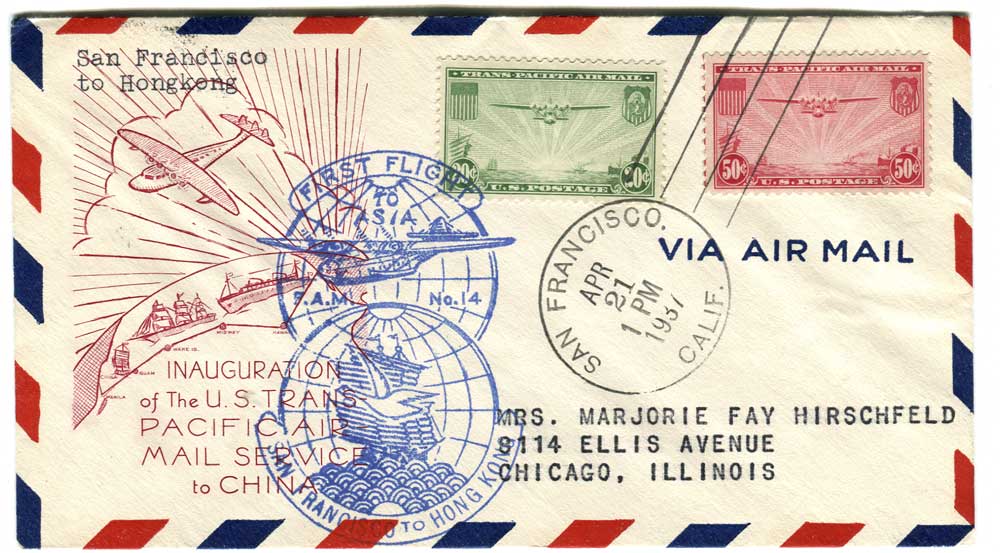 1479700 United States Covers Airmail (Scott C22)