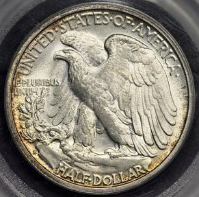 1491000 1943'S' Liberty Walking Half Dollar.  PCGS MS-64.
