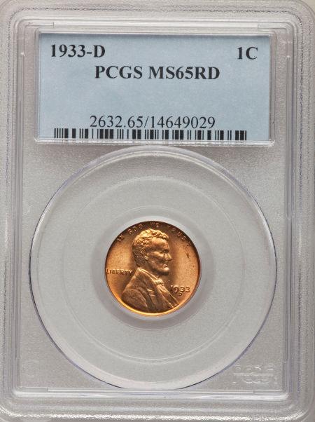 1473100 1933'D' RD Lincoln Cent.
