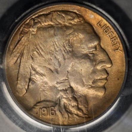1482600 1916'D' Buffalo Nickel.