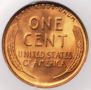 1476600 1942'D' RD Lincoln Cent.  NGC 67 RD.