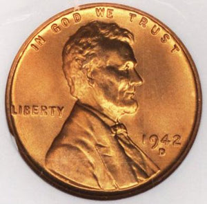1476600 1942'D' RD Lincoln Cent.