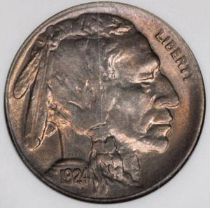 1483000 1924  Buffalo Nickel.