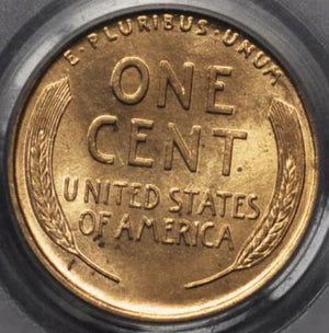 1470000 1919  RD Lincoln Cent.  PCGS 65 RD.
