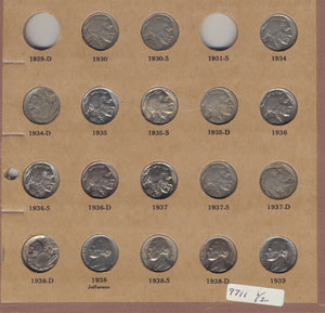 1482900 1938-1952 Buffalo/Jeff Nickel.  CAU-BU.
