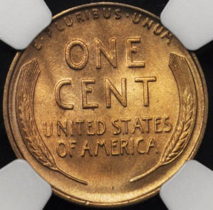 1475800 1940'D' RB Lincoln Cent.  NGC 67 RB  Superb Gem.