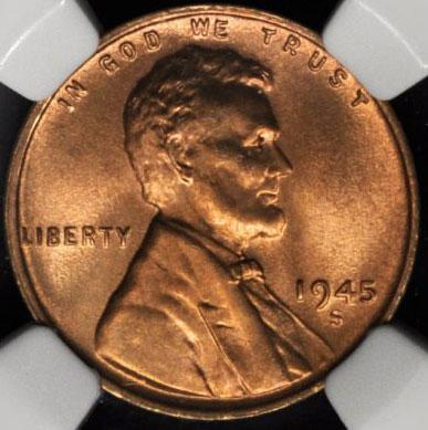 1477600 1945'S' RD Lincoln Cent.