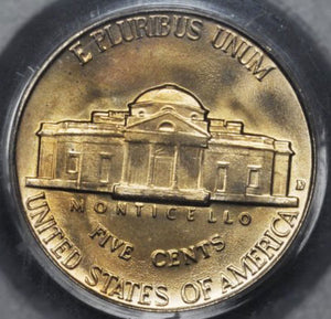 1483900 1938'D' Jefferson Nickel.