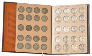 1488400 1916  Liberty Walking Half Collection.  1916-1947.  VG-BU.