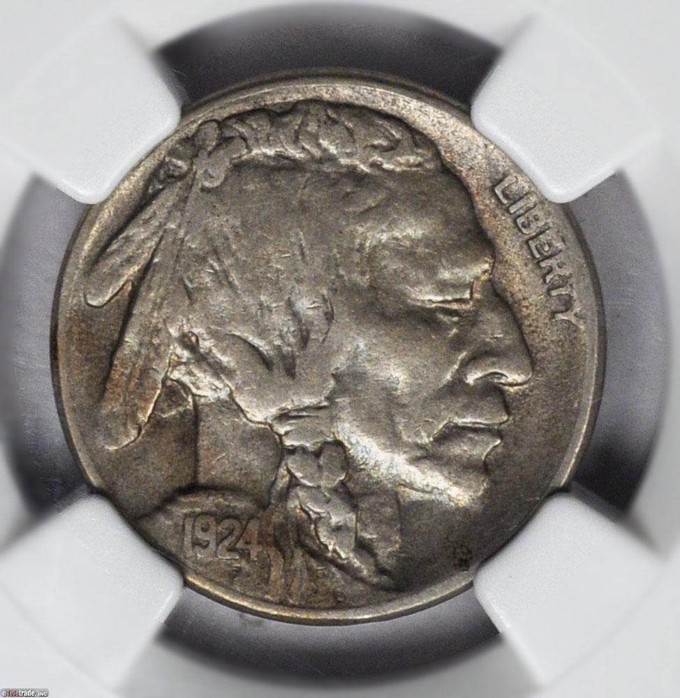 1483100 1924'S' Buffalo Nickel.