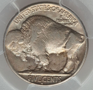 1482800 1921'S' Buffalo Nickel.  VF35 PCGS.
