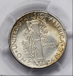 1486400 1943'D' Mercury Dime.  MS64FB.