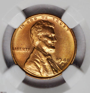 1476300 1941'S' LgMM Lincoln Cent.