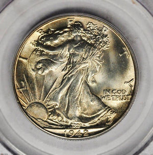 1490100 1942  Liberty Walking Half Dollar.