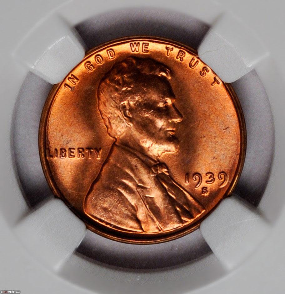 1475300 1939'S' RD Lincoln Cent.