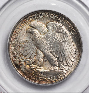 1490500 1943  Liberty Walking Half Dollar.  MS 66 PCGS.