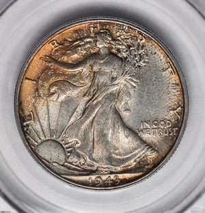 1490500 1943  Liberty Walking Half Dollar.