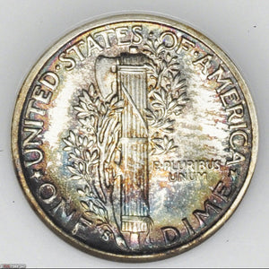 1486500 1943'S' Mercury Dime.  MS 67 NGC.