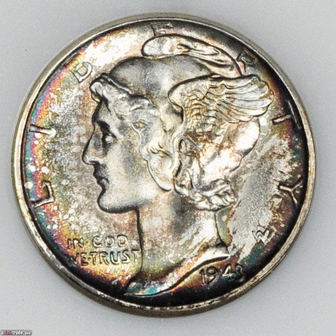 1486500 1943'S' Mercury Dime.