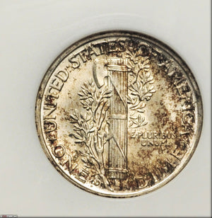 1485200 1939'D' Mercury Dime.  MS-66 NGC.