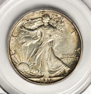 1488600 1917  Liberty Walking Half Dollar.