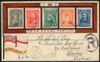 1523800 Canadian Covers Foreign Stamp