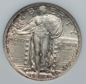 1487200 1917'D' T2 Standing Liberty Quarter.