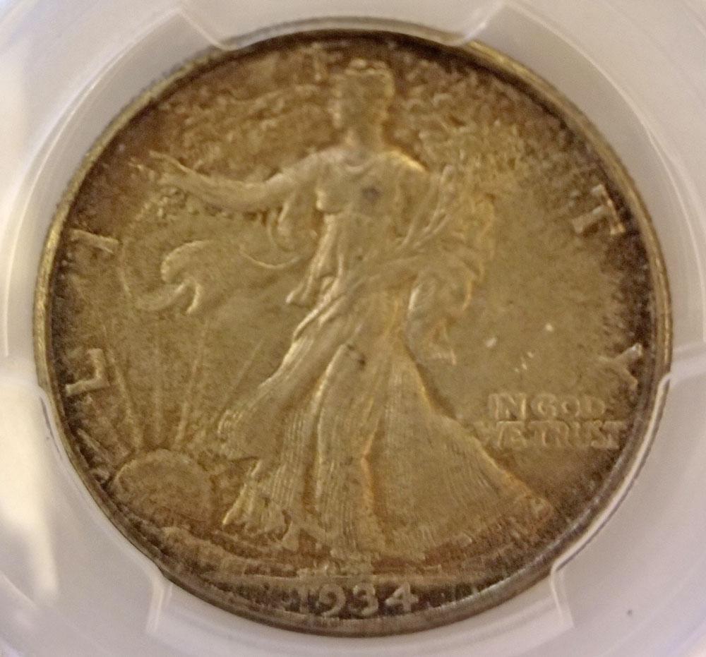 1488800 1934  Liberty Walking Half Dollar.