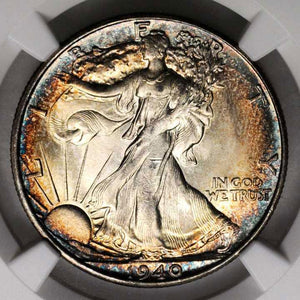 1489300 1940'S' Liberty Walking Half Dollar.