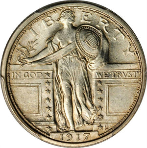 1487000 1917  Standing Liberty Quarter.