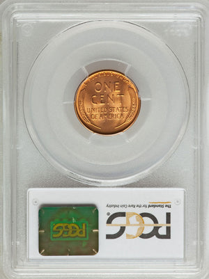 1476900 1942'S' RD Lincoln Cent.  MS66+ Red PCGS.