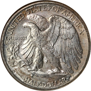 1490900 1943'D' Liberty Walking Half Dollar.  MS-66 (NGC).